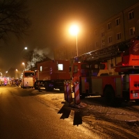 Feuer zerstörte Nachbarschafts - "Musikcafé Pankow" in Niederschönhausen Blankenburger Straße