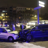 Schwer verletzt bei KreuzungsUnfall am U-Bahnhof Osloer Straße